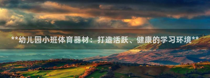 富联智能工坊：**幼儿园小班体育器材：打造活跃、健康