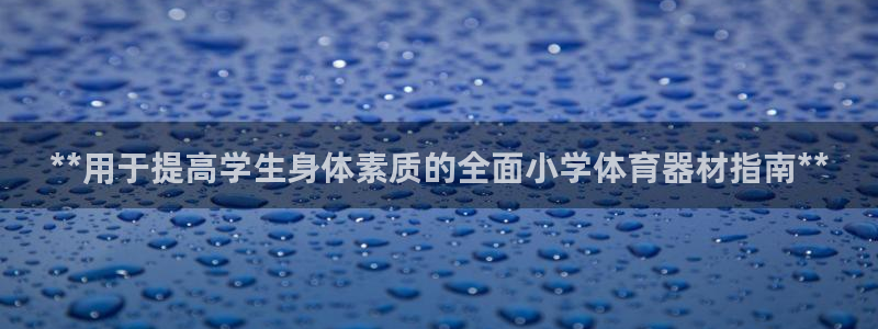 富联平台微信：**用于提高学生身体素质的全面小学体育