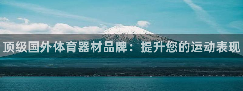 富联娱乐登录注册入口官网网址查询：顶级国外体育器材品牌：提升