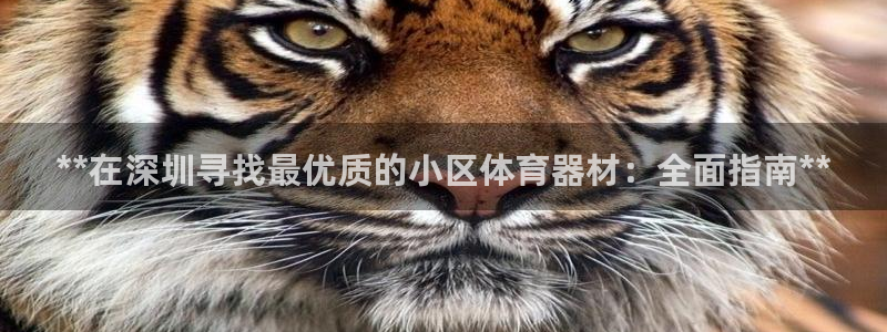 富联智能工坊：**在深圳寻找最优质的小区体育器材：全