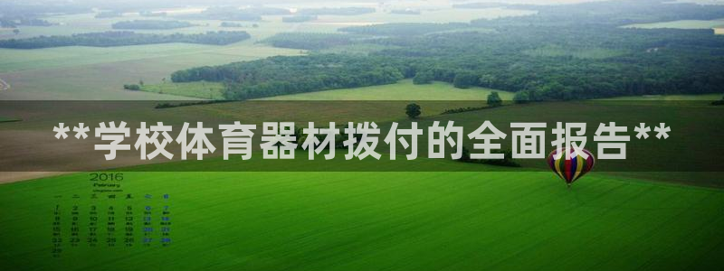 富联平台官网：**学校体育器材拨付的全面报告**