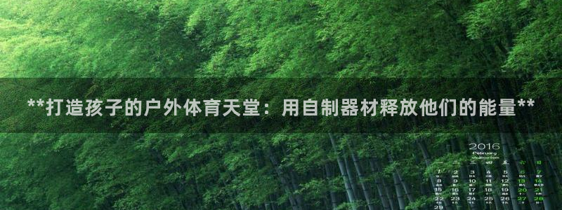 富联平台招 37oo735：**打造孩子的户外体育天