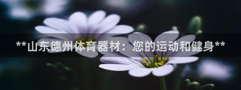 富联申购：**山东德州体育器材：您的运动和健身**
