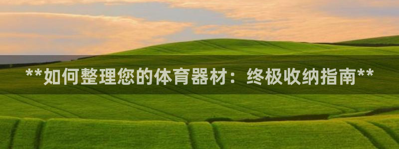 富联娱乐噢 411O31 富联：**如何整理您的体育