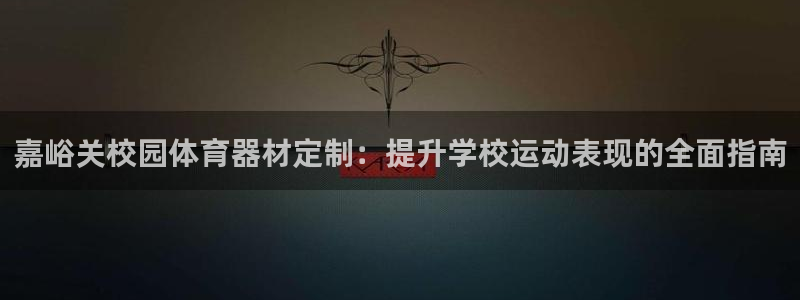 富联娱乐平台开户条件是什么：嘉峪关校园体育器材定制：