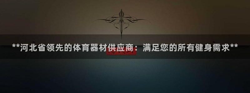 富联娱乐正规吗：**河北省领先的体育器材供应商：满足